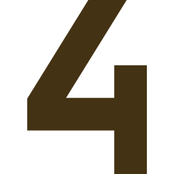 number 4 icon